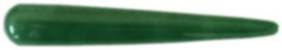 Chalcedony green crystal wand